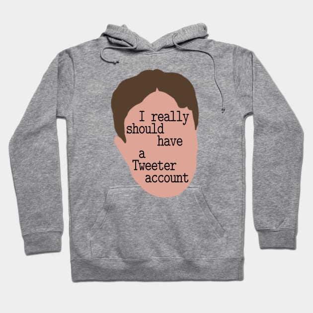 Dwight Schrute Really Should Have a Tweeter Account Hoodie by Xanaduriffic